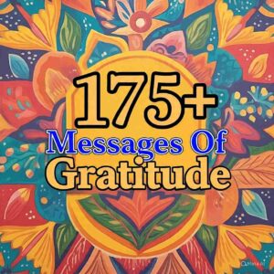 Messages Of Gratitude