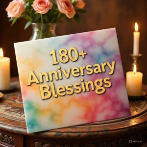 180+ Anniversary Blessings