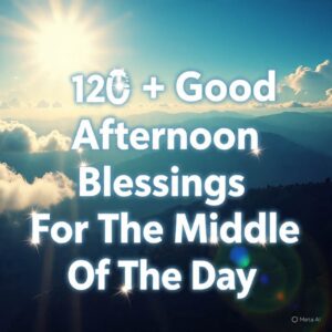 Good Afternoon Blessings For The Middle Of The Day