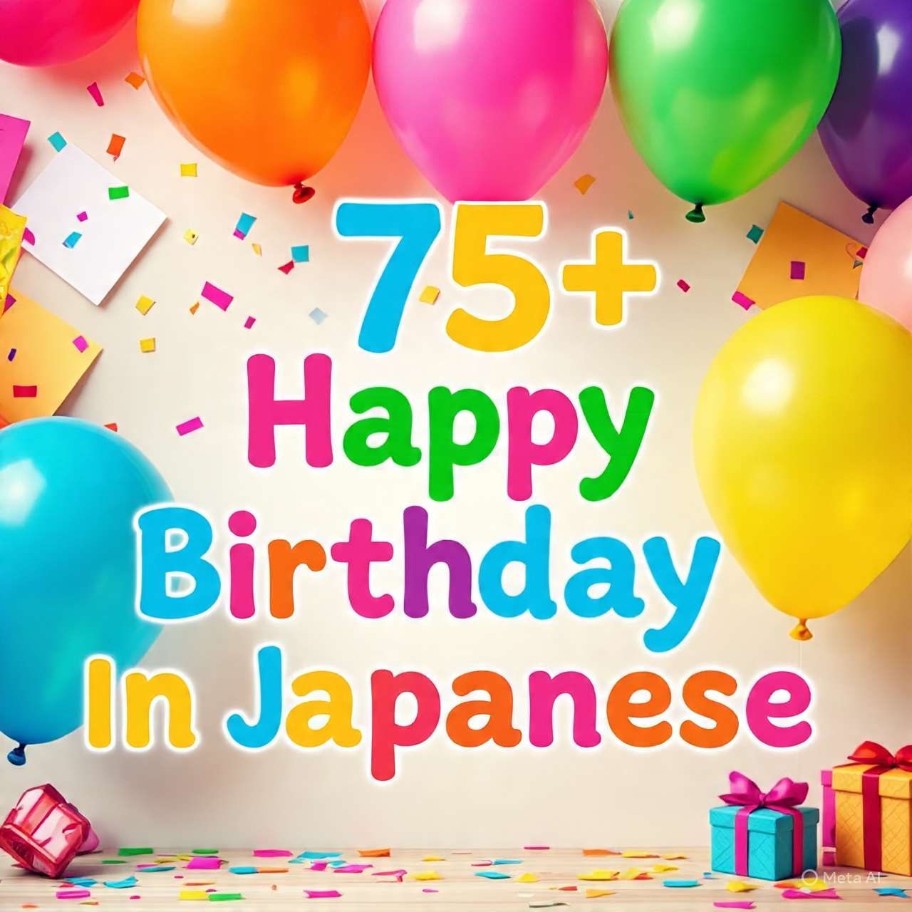 Happy Birthday In Japanese