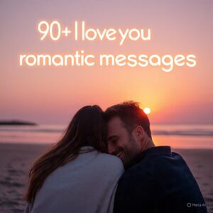 I love you romantic messages