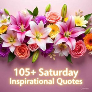 Saturday Inspirational Quotes