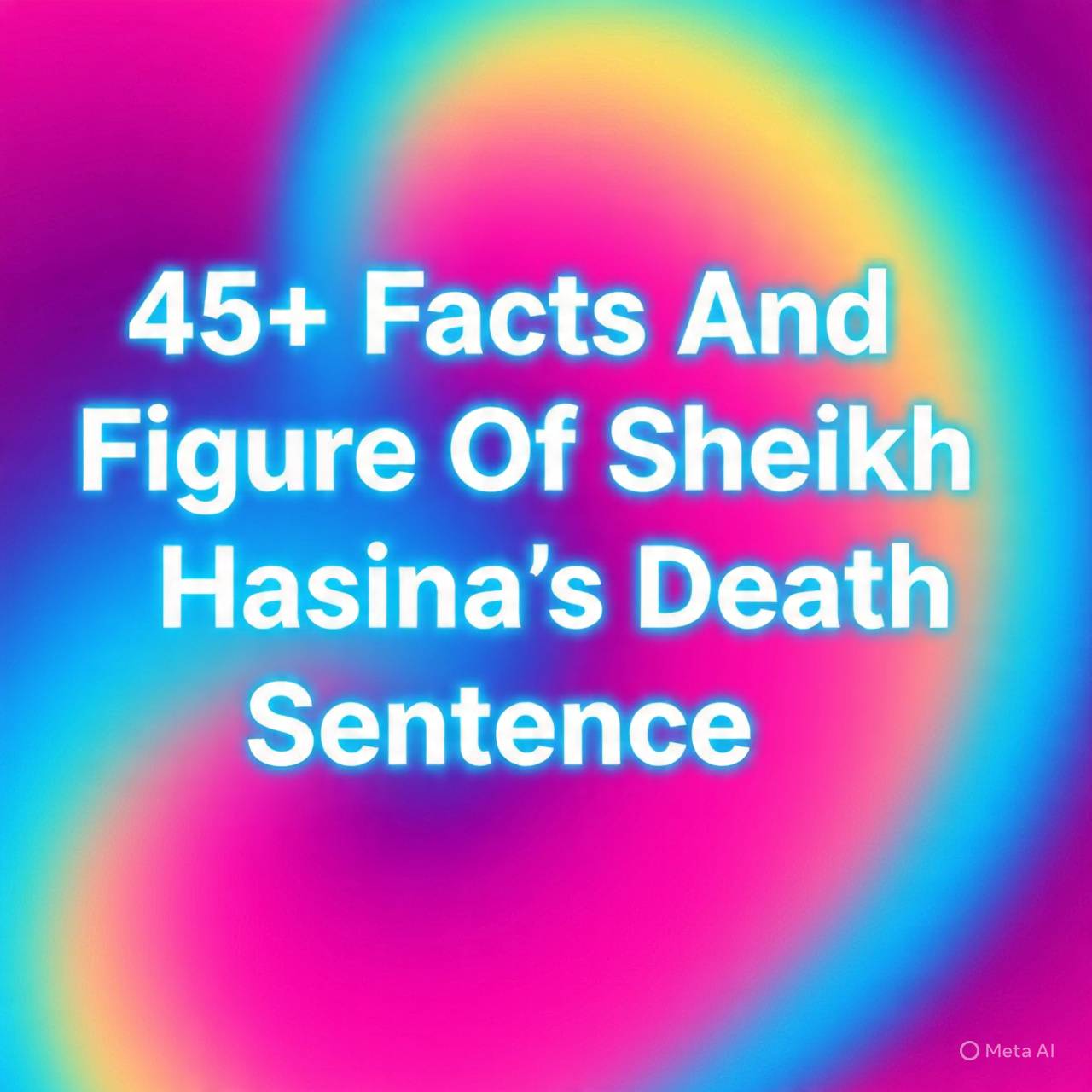 Figures Of Sheikh Hasina's Death Sentence
